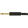 Fender Deluxe Series Instrument Cable, Straight/Angle, 15' Black Tweed - 2 Fender Deluxe Series Instrument Cable, Straight/Angle, 15' Black Tweed - 2