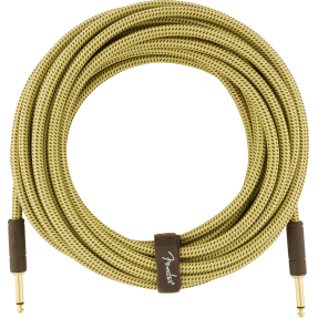 Fender Deluxe Series Instrument Cable, Straight/Straight, 25', Tweed - 1
