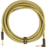 Fender Deluxe Series Instrument Cable, Straight/Angle, 18.6', Tweed - 1
