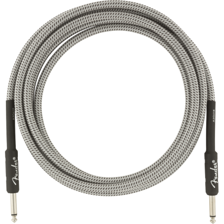 Fender Professional Series Instrument Cable, 10', White Tweed - 1