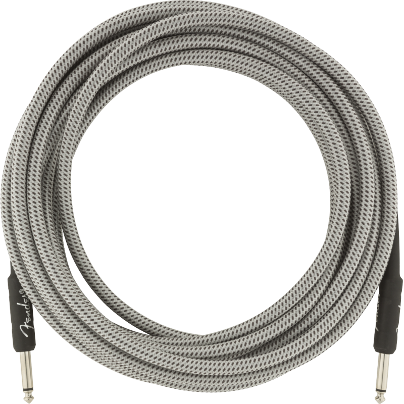 Fender Professional Series Instrument Cable, 18.6', White Tweed - 1