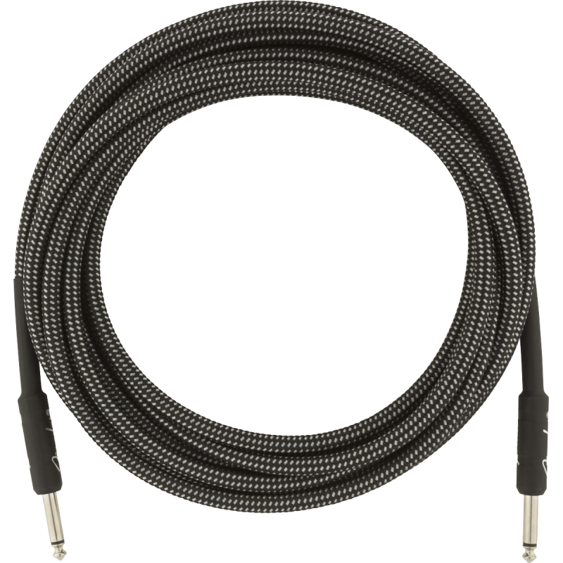 Fender Professional Series Instrument Cable, 18.6', Gray Tweed - 1