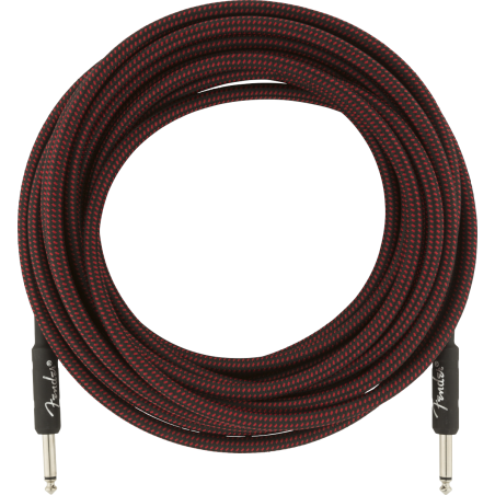 Fender Professional Series Instrument Cable, 25', Red Tweed - 1