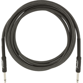 Fender Professional Series Instrument Cables, 10', Gray Tweed - 1