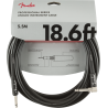 Fender Professional Series Instrument Cable, Straight/Angle, 18.6', Black - 4