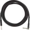 Fender Professional Series Instrument Cable, Straight-Angle, 10', Black - 1