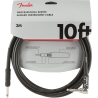 Fender Professional Series Instrument Cable, Straight-Angle, 10', Black - 4