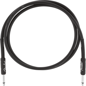 Fender Professional Series Instrument Cable, Straight/Straight, 5', Black - 1