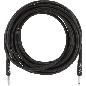 Fender Professional Series Instrument Cable, Straight/Straight, 25', Black - 1