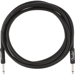 Fender Professional Series Instrument Cable, Straight/Straight, 10', Black - 1