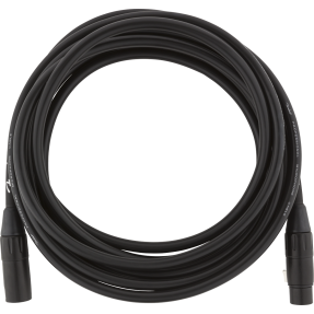 Fender Professional Series Microphone Cable, 15', Black - 1