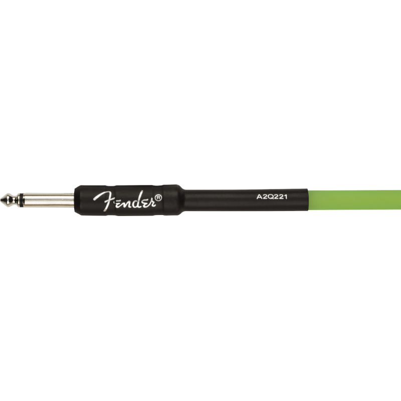 Fender Professional Glow in the Dark Cable, Green, 10' - 5