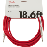 Fender Original Series Instrument Cable, 18.6', Fiesta Red - 3 Fender Original Series Instrument Cable, 18.6', Fiesta Red - 3