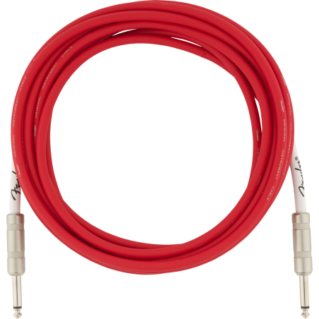 Fender Original Series Instrument Cable, 15', Fiesta Red - 1
