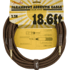 Fender Paramount 18.6' Acoustic Instrument Cable, Brown - 2