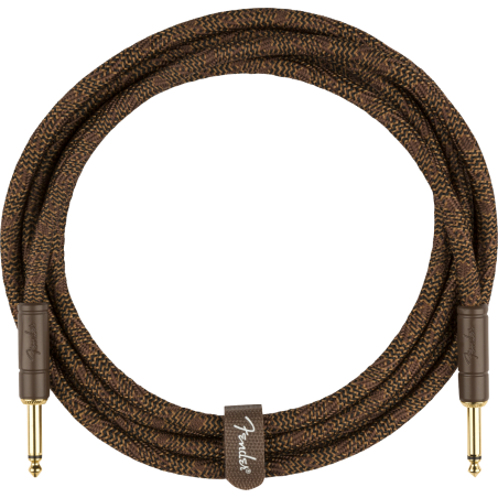 Fender Paramount 10' Acoustic Instrument Cable, Brown - 1