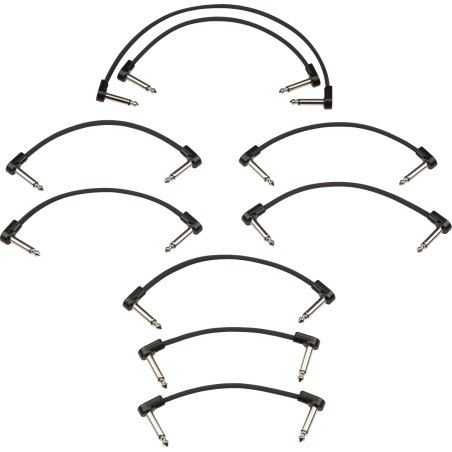 Fender Fender® Blockchain Patch Cable Kit, Black, Small - 2