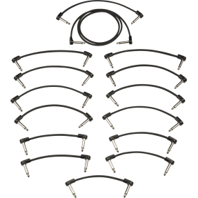 Fender Fender® Blockchain Patch Cable Kit, Black, Large - 2