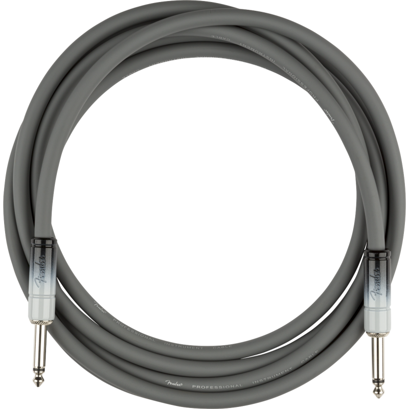 Fender 10' Ombré Cable, Silver Smoke - 1
