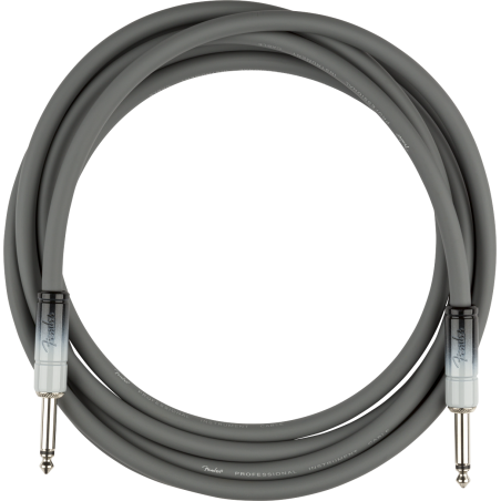 Fender 10' Ombré Cable, Silver Smoke - 1
