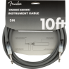 Fender 10' Ombré Cable, Silver Smoke - 2