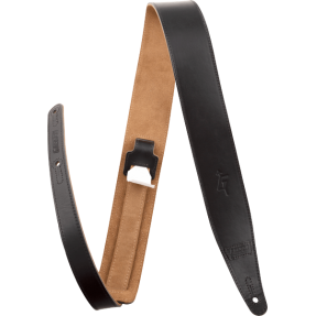 Gretsch  G Arrow Leather Strap, Black, 3" - 1