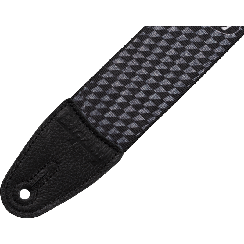Gretsch Bigsby® Hounds Tooth Strap, Black, 2" - 2