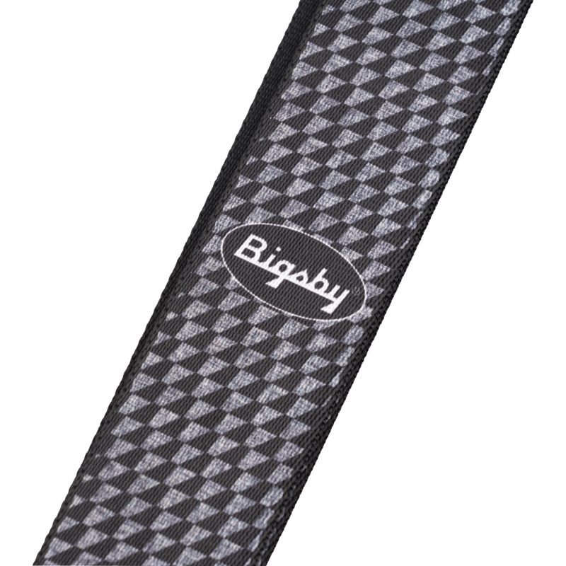 Gretsch Bigsby® Hounds Tooth Strap, Black, 2" - 3