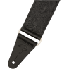 Fender Tooled Leather Guitar Strap, 2", Black - 2