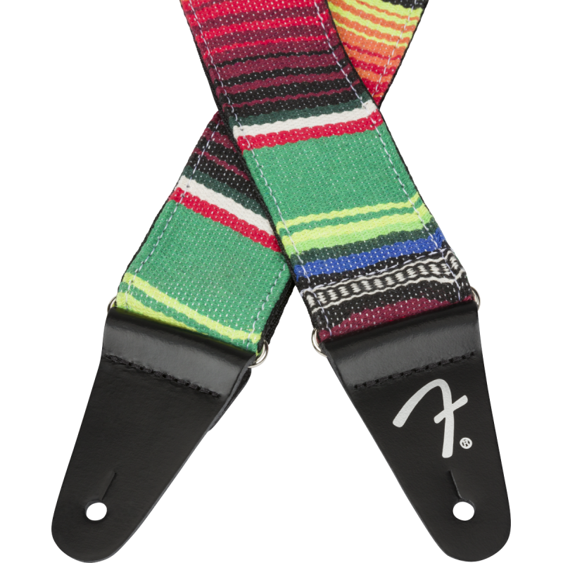 Fender 2" Serape Strap - Green Multi - 3 Fender 2" Serape Strap - Green Multi - 3