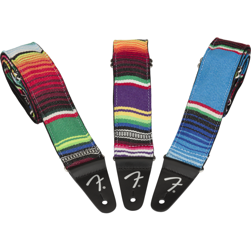 Fender 2" Serape Strap - Purple Multi - 4 Fender 2" Serape Strap - Purple Multi - 4