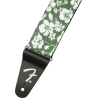 Fender 2" Hawaiian Strap, Green Floral - 2 Fender 2" Hawaiian Strap, Green Floral - 2