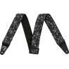 Fender 2" Hawaiian Strap, Black Floral - 1 Fender 2" Hawaiian Strap, Black Floral - 1
