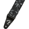 Fender 2" Hawaiian Strap, Black Floral - 2 Fender 2" Hawaiian Strap, Black Floral - 2