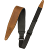Fender Right Height™ Leather Strap, Cognac, 2.5" - 3 Fender Right Height™ Leather Strap, Cognac, 2.5" - 3