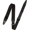 Fender  Right Height™ Rayon Strap, Black, 2" - 3