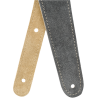 Fender 2" Suede Strap, Gray/Tan, Reversible - 5 Fender 2" Suede Strap, Gray/Tan, Reversible - 5
