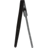 Fender 2" Suede Strap, Black/Gray, Reversible - 2 Fender 2" Suede Strap, Black/Gray, Reversible - 2