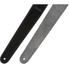 Fender 2" Suede Strap, Black/Gray, Reversible - 4 Fender 2" Suede Strap, Black/Gray, Reversible - 4