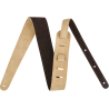 Fender 2" Suede Strap, Brown/Tan, Reversible - 6 Fender 2" Suede Strap, Brown/Tan, Reversible - 6