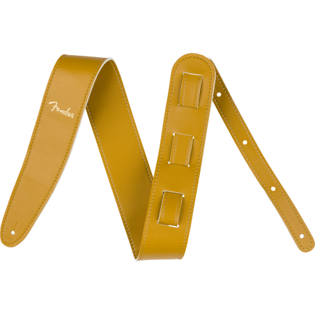 Fender  Vegan Leather Strap, Butterscotch, 2.5" - 1