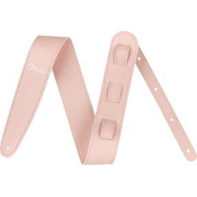 Fender  Vegan Leather Strap, Shell Pink, 2.5" - 1