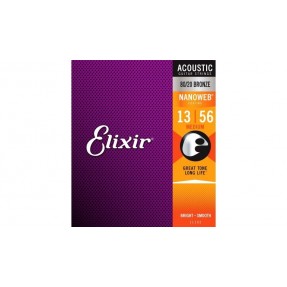 ELIXIR 11102 NanoWeb Bronze 80-20 - Struny do akustyka 13-56