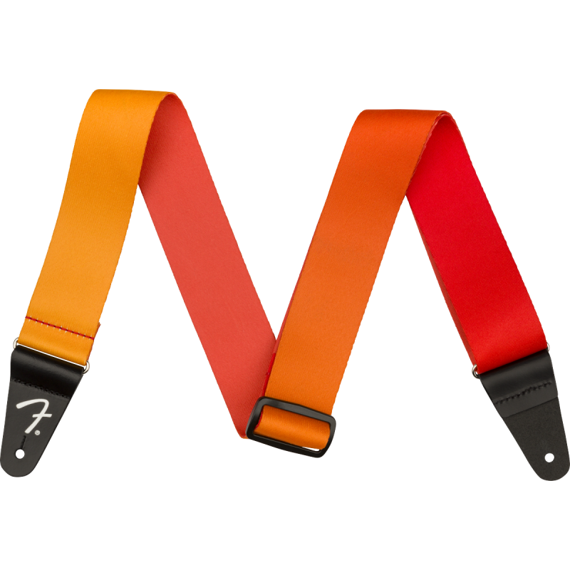 Fender 2" Ombré Strap, Tequila Sunrise - 1 Fender 2" Ombré Strap, Tequila Sunrise - 1