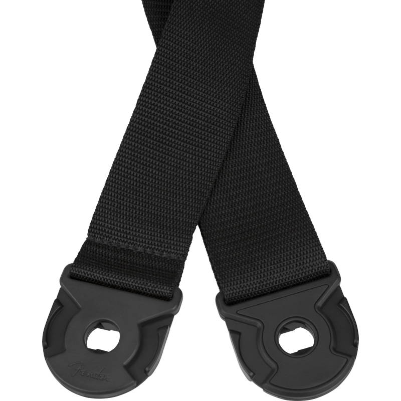 Fender Quick Grip Locking End Strap, Black Polypro, 2" - 3 Fender Quick Grip Locking End Strap, Black Polypro, 2" - 3