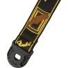 Fender Quick Grip Locking End Strap, Black, Yellow and Brown, 2" - 2 Fender Quick Grip Locking End Strap, Black, Yellow and Brown, 2" - 2