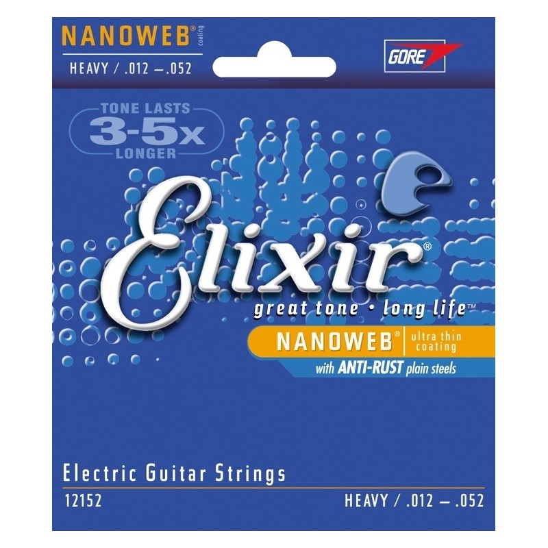 ELIXIR 12152 NanoWeb Electric - Struny do elektryka 12-52