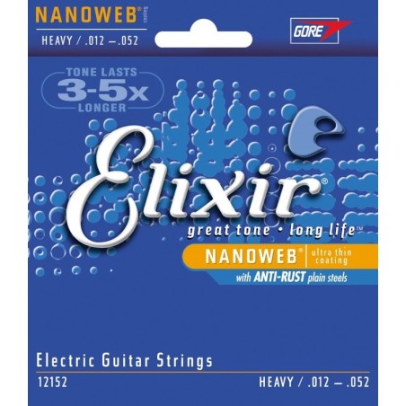 ELIXIR 12152 NanoWeb Electric - Struny do elektryka 12-52