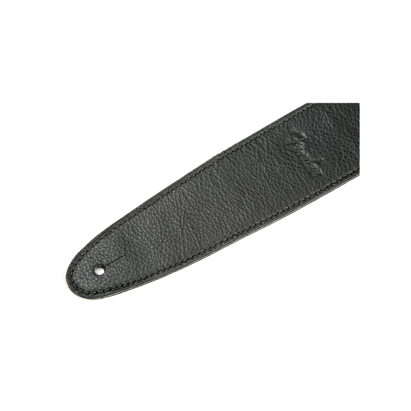 Fender Artisan Crafted Leather Strap, 2.5" Black - 2