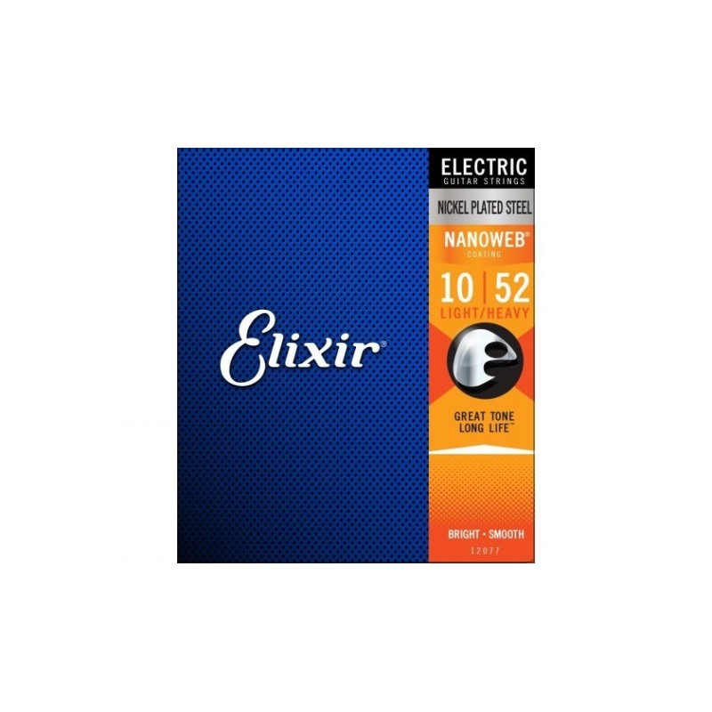 ELIXIR 12077 NanoWeb Electric - Struny do elektryka 10-52